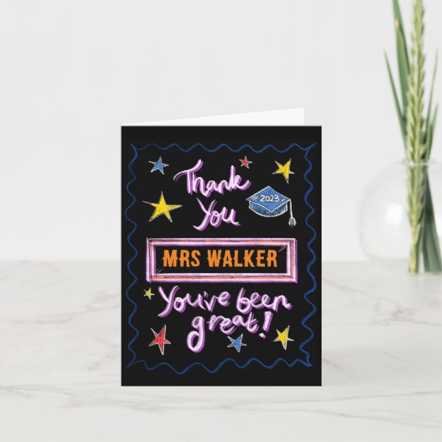 Teacher Thank You Card (Front)