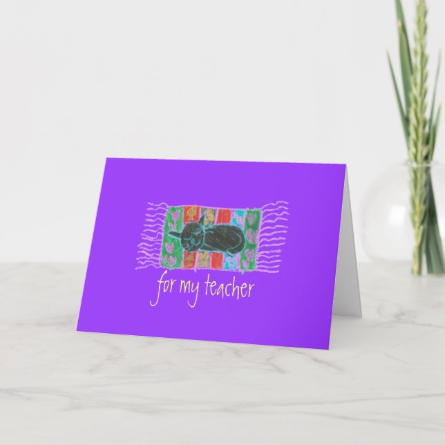 Teacher Thank You Card (Front)