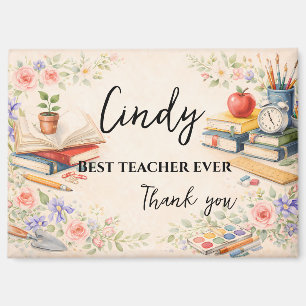 Teacher Thank You Gift End of School Year Magnet