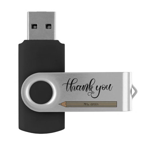 Teacher Thank You Gift Personalized Flash Drive