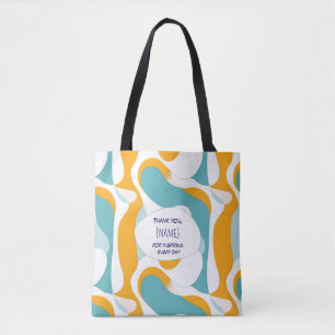 Teacher Thank You –  Personalized Budget Tote Bag