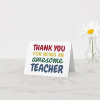 Teacher thank you rainbow