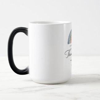 Teacher Thank You Rainbow Not All Heroes mug