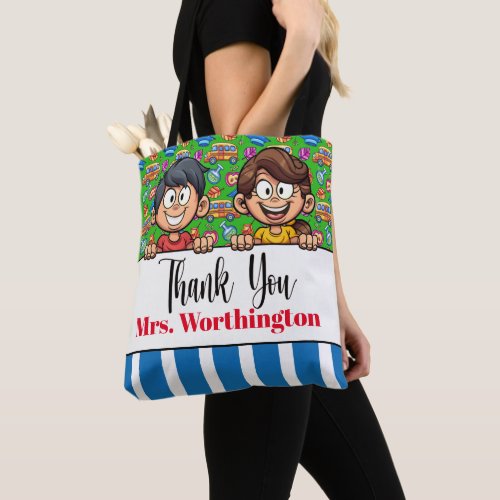 TEACHER Thank You _ SEE BACK TOTE BAG