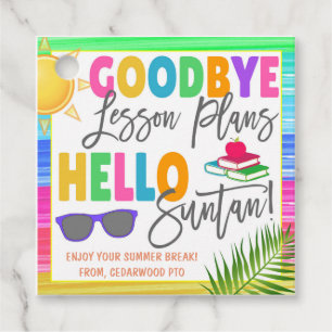 Teacher Thank You Tag