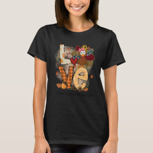 Teacher Thanksgiving Love Assistant Principal Cute T-Shirt