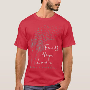 Teacher Therapist Dandelion Dyslexia Awareness T-Shirt