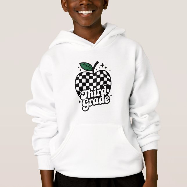 Teacher Third Grade 3rd Back to School Hoodie (Front)