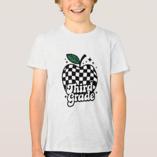 Teacher Third Grade 3rd Back to School Tri-Blend Shirt