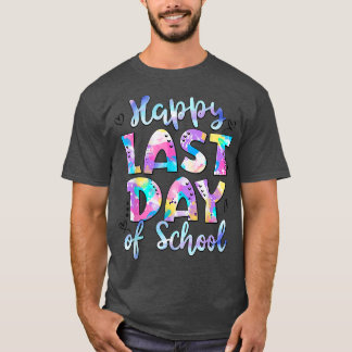 Teacher Tie Dye Hello Summer Happy Last Day Of Sch T-Shirt