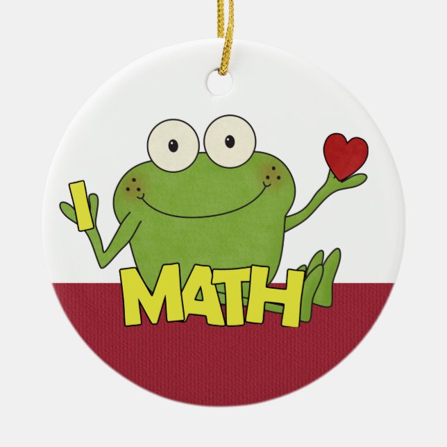 Teacher Treats Ceramic Ornament (Front)