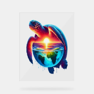Teacher Turtle Strength Acrylic Sign
