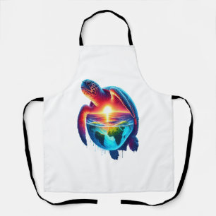 Teacher Turtle Strength Apron