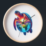 Teacher Turtle Strength Clock<br><div class="desc">Teacher Turtle Strength</div>