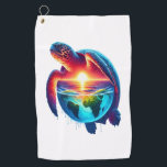 Teacher Turtle Strength Golf Towel<br><div class="desc">Teacher Turtle Strength</div>