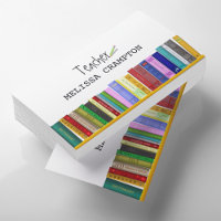 Teacher | Tutor HomeSchool Education Business Card