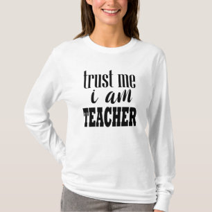 Teacher Typography Quote T-Shirt