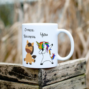 Teacher Unicorn Horse Funny Gift Teaching Coffee Mug
