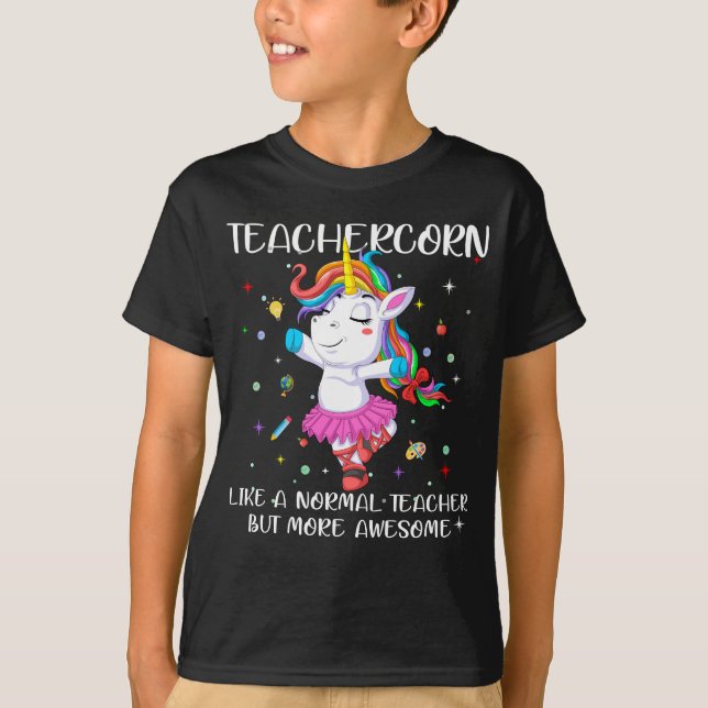 teacher unicorn  T-Shirt (Front)