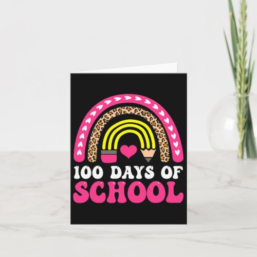 Teacher Valentine Back To School 100 Days Of Schoo Card