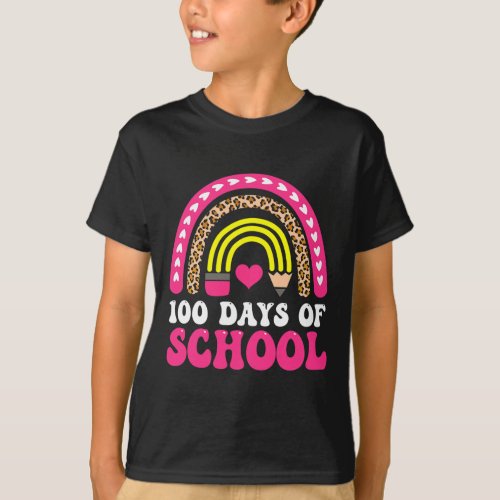 Teacher Valentine Back To School 100 Days Of Schoo T_Shirt