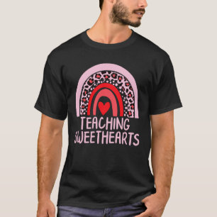 Teacher Valentines Day Teaching Sweethearts Heart  T-Shirt