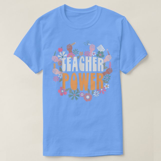 Teacher Vibes Back To School Teacher  T-Shirt (Design Front)