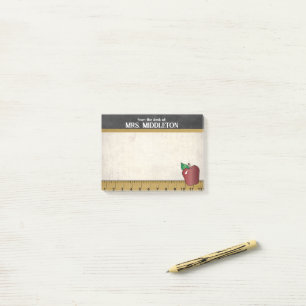 Teacher Vintage Style Post-it Notes