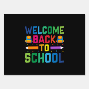 Teacher Welcome Back To School Sign