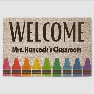 Teacher Welcome Coir Mat