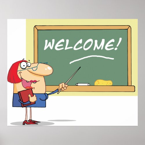 Teacher Welcome Poster
