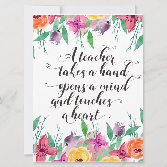 Teacher welcome sign Teacher back to school gift Card | Zazzle.com