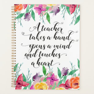 Teacher welcome sign Teacher back to school gift Planner