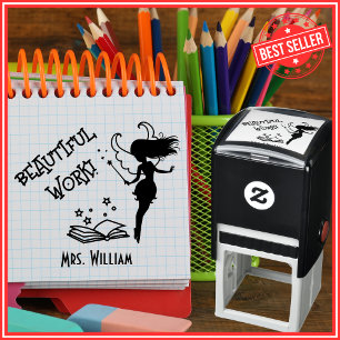 Teacher Well Done Praise Grading Encouragement Self-inking Stamp