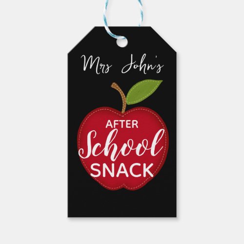 teacher wine drink beer After school snack Gift Tags