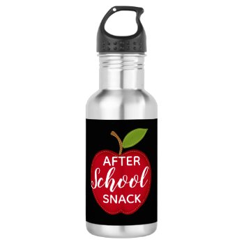 Teacher Wine  Drink  Beer After School Snack Stainless Steel Water Bottle by GenerationIns at Zazzle