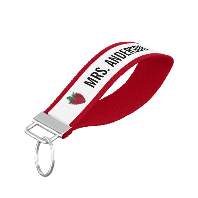 Teacher Wrist Keychain (Angled Down)