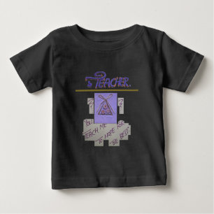 Teacher, You Teach Me to Hope for the Best Art Baby T-Shirt