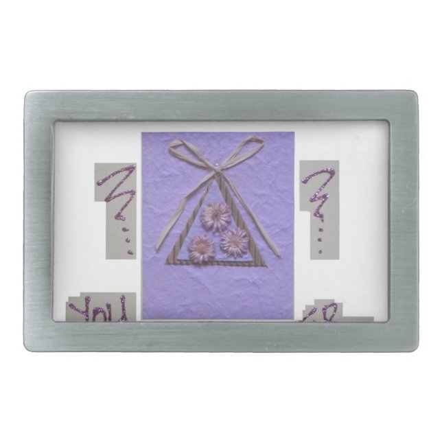 Teacher, You Teach Me to Hope for the Best Art  Belt Buckle (Front)