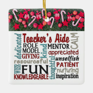 ****TEACHER'S AIDE**** AWESOME CHRISTMAS ORNAMENT
