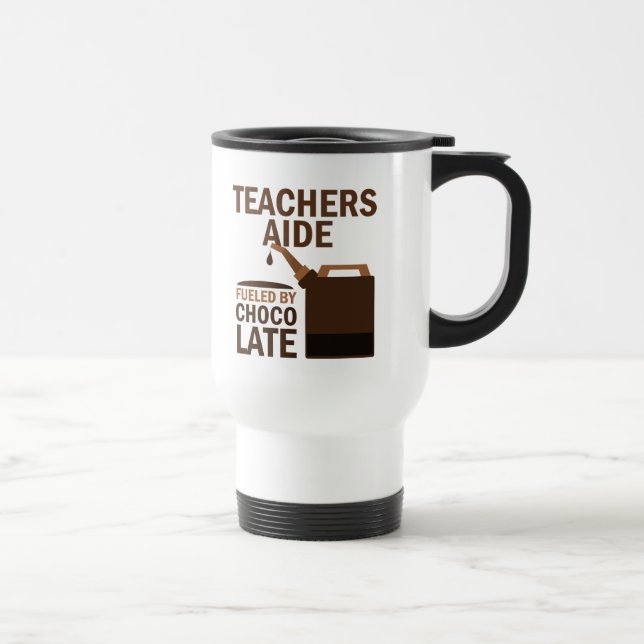 Teachers Aide Gift (Funny) Travel Mug (Right)