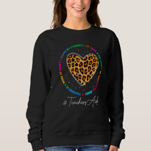 Teachers Aide Squad School Admin Appreciation Back Sweatshirt