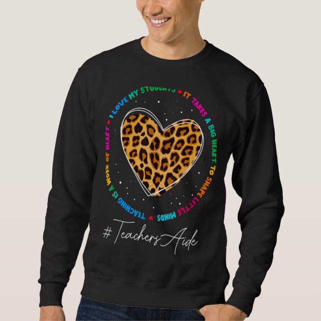 Teachers Aide Squad School Admin Appreciation Back Sweatshirt (Front)