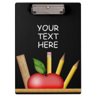 Teacher's Apple Custom Clip Board