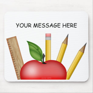 Teacher's Apple Custom Mouse Pad