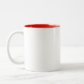 Teacher's Apple | Custom Name Two-Tone Coffee Mug (Left)