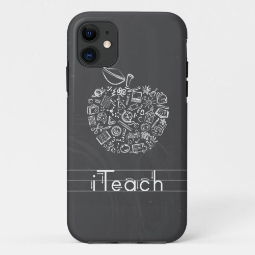 Teachers Apple iTeach iPhone Case