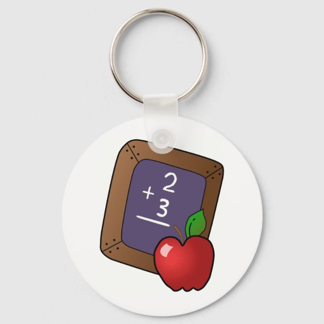 Teacher's Apple Keychain (Front)