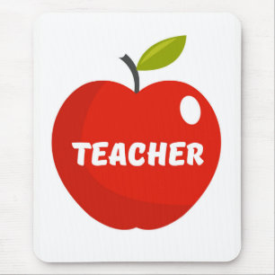 Teachers Apple Mouse Pad