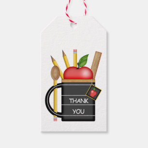 Teacher's Apple Mug Custom Tag